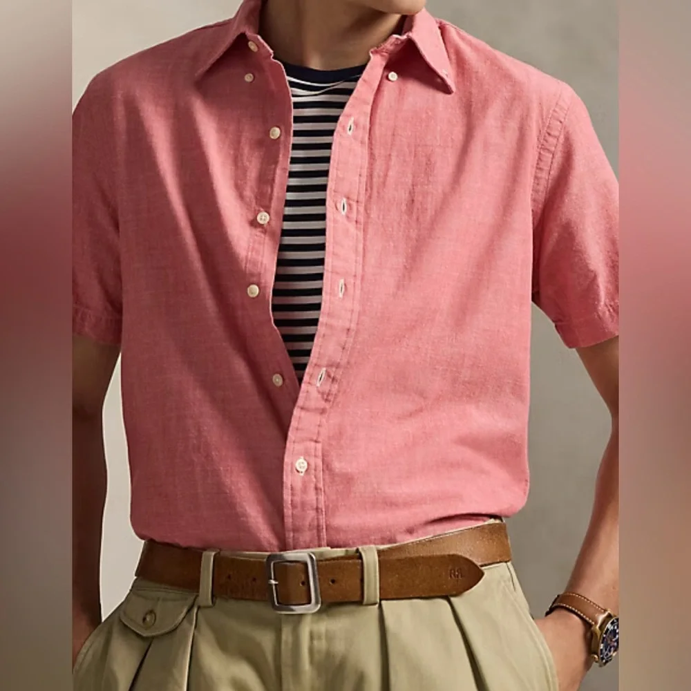Polo Ralph Lauren Classic Fit Chambray Shirt Size Large